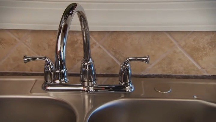 Replace a Kitchen Faucet with Two Handles