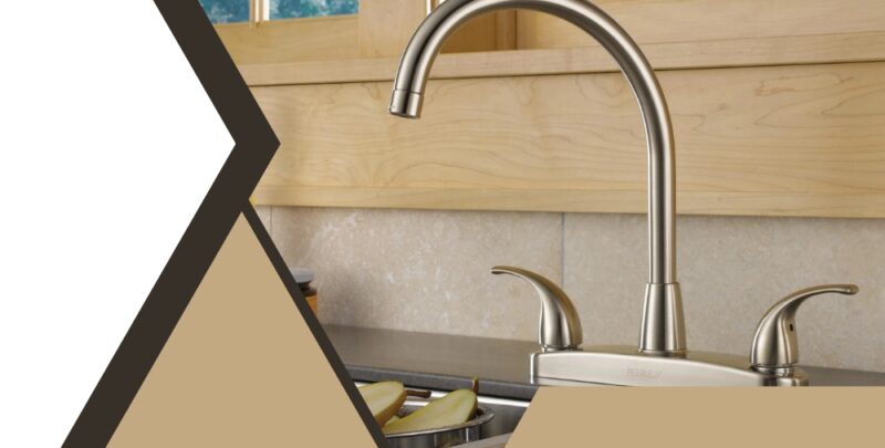 peerless two handle sink
