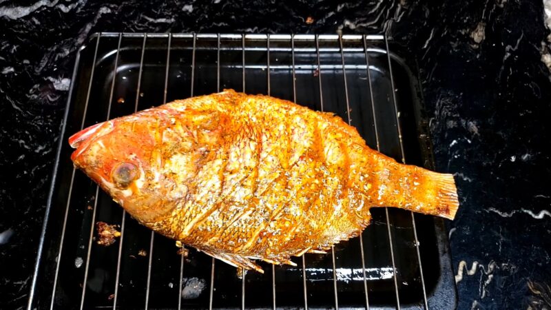 Mangrove Snapper in the oven