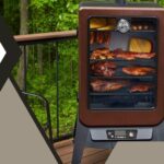vertical wood grill smoker