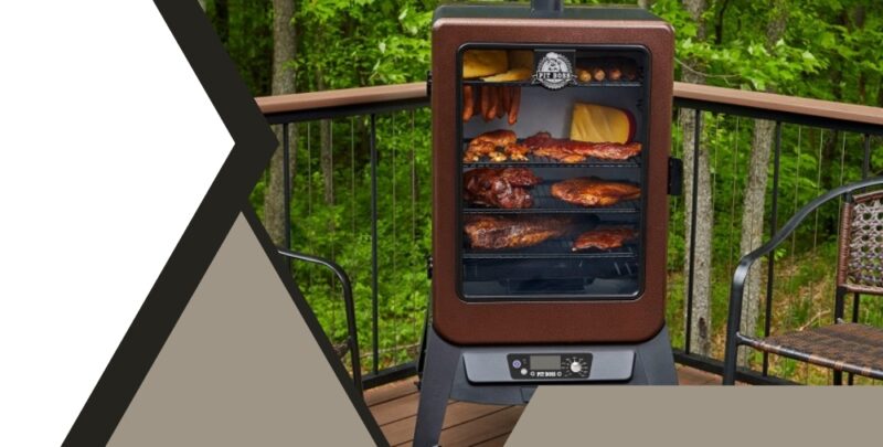vertical wood grill smoker