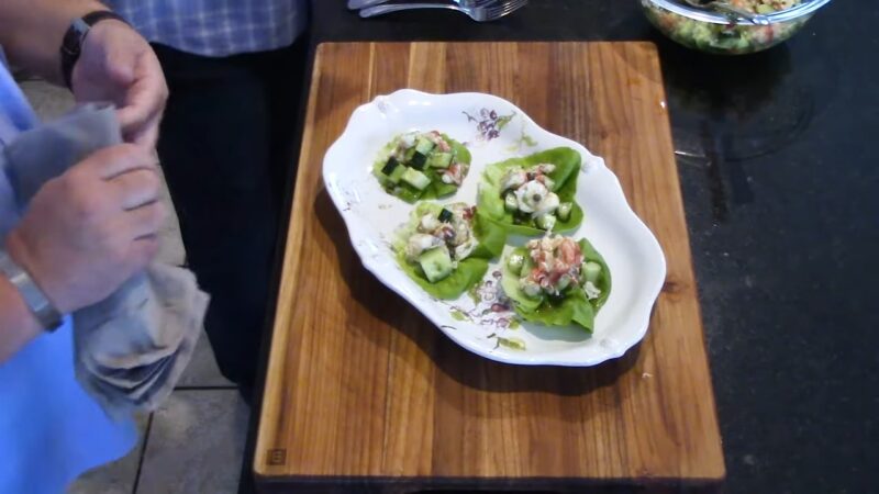 Healthy Lobster Salad- Serving Options