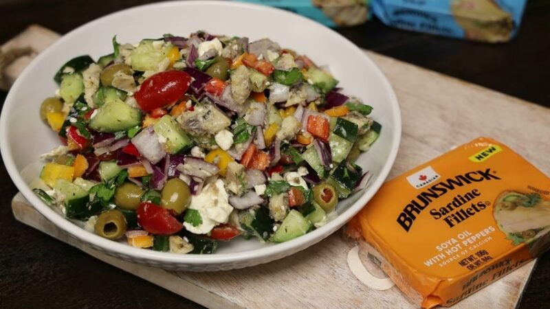 Amazing Greek Sardine Salad