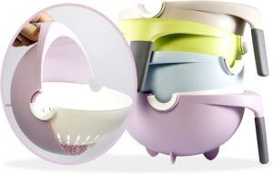 2-in-1 kitchen Strainer Colander & Bowl Sets