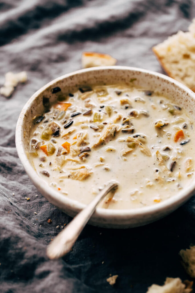 Instant Pot Chicken Wild Rice Soup