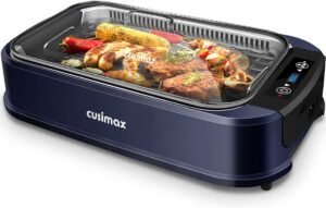 Cusimax Smokeless Indoor Electric Griddle Grill