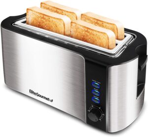 Elite Gourmet ECT-3100 Maxi-Matic 4 Slice Toaster