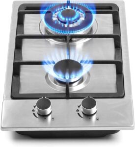 FORIMO 12-inch 2 Burner Gas Cooktop