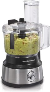 Hamilton Beach Food Processor & Vegetable Chopper for Slicing, Shredding, Mincing, and Puree, 10 Cups