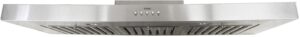 KOBE RAX2130SQB-1 Brillia Under Cabinet Range Hood