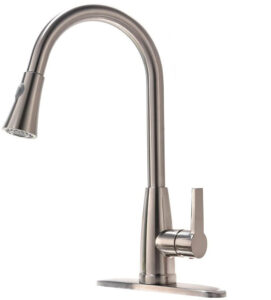 Modern Commercial Lead-Free Stainless Steel Single Lever Handle