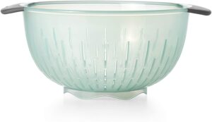 OXO Good Grips 5 Quart Colander in Sea Glass