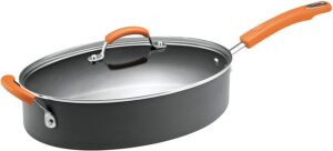 Rachael Ray Brights Hard Anodized Nonstick Saute Pan