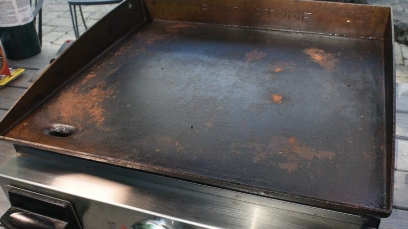 Rusty Blackstone Griddle