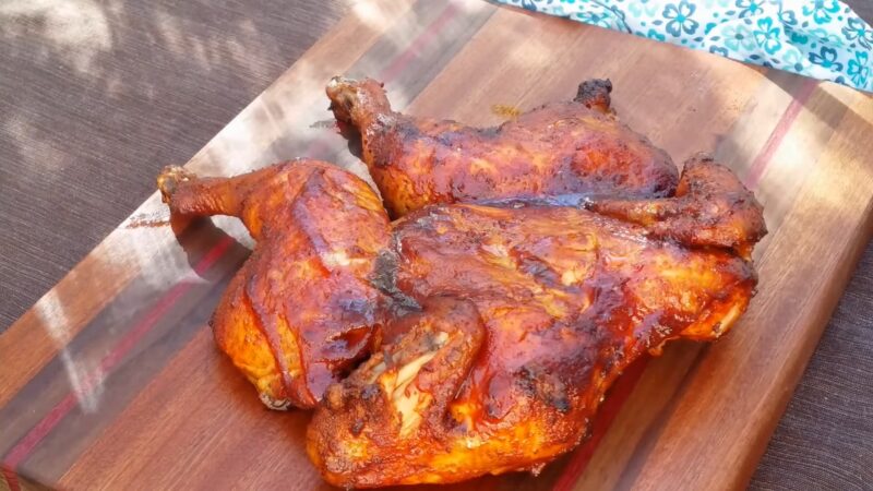 Smoke Whole Chicken in Electric Smoker