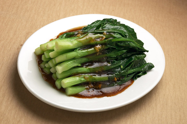 Stir fried chinese broccoli with oyster sauce