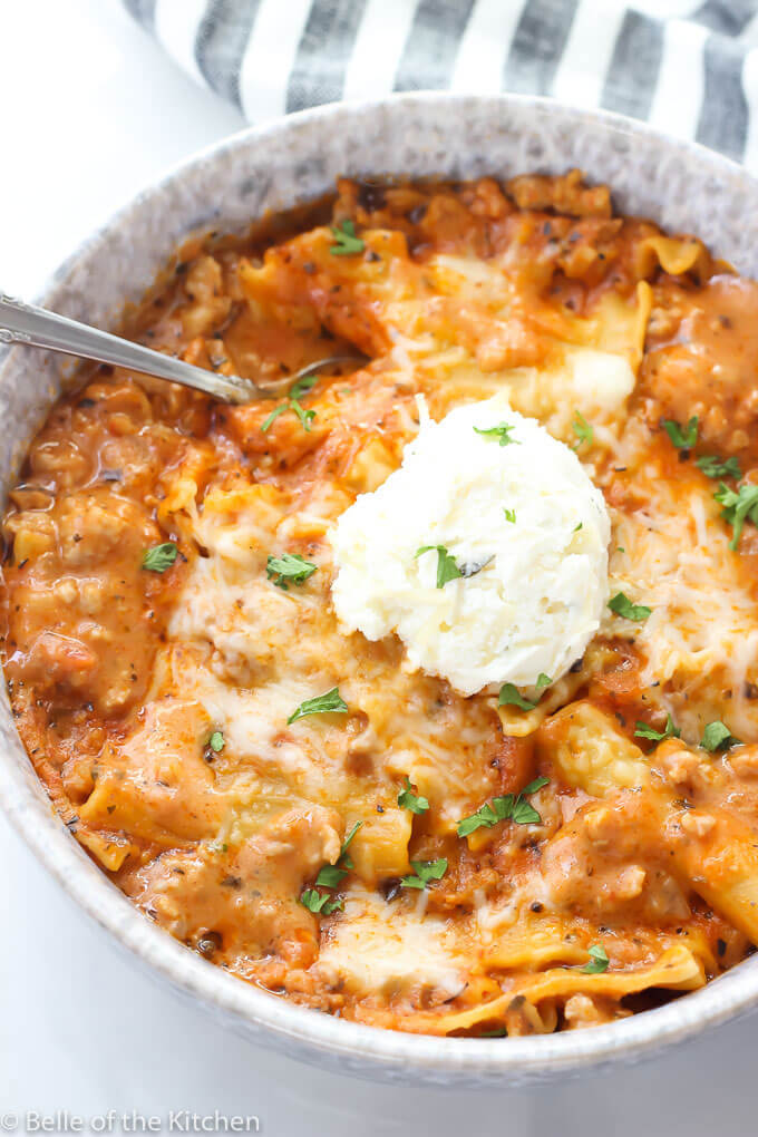 Instant Pot Lasagna Soup