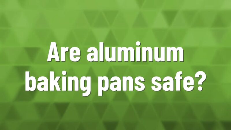 Aluminum baking pans