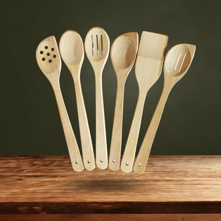 ECOSALL Healthy Wooden Cooking Utensils