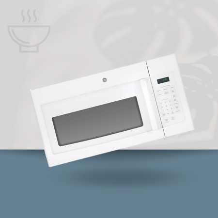 GE JVM6172DKWW White Microwave Oven