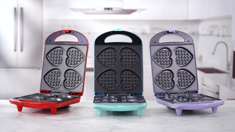 Love at First Bite - Heart-Shaped Waffle Maker - Buying Guide Material