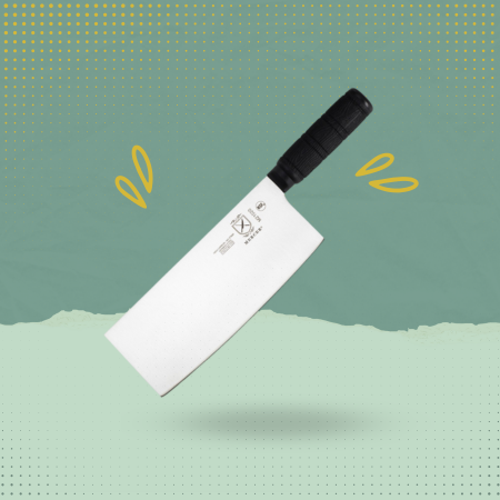Mercer Culinary Chef’s Chinese Cleaver with Santoprene Handle
