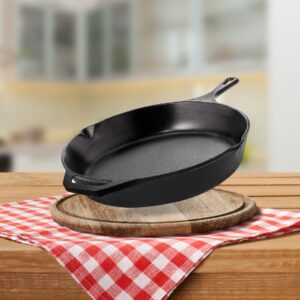 Utopia Kitchen Pre Seasoned Cast Iron Skillet (12.5 inch)