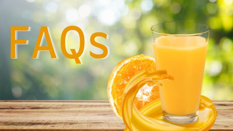 manual orange juicer faqs