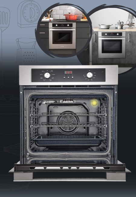 Cosmo Electric C51EIX Built-In 24-inch Wall Oven
