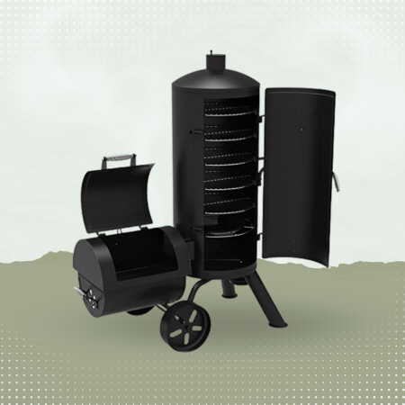 Dyna-Glo DGSS1382VCS-D Vertical Offset Charcoal Smoker & Grill