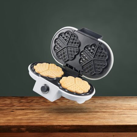 ZZ Heart Non-stick Waffle Maker