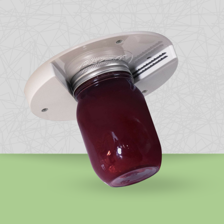 EZ Off Jar Opener – Under Cabinet Jar Lid & Bottle Opener – Spacemaker Can Opener