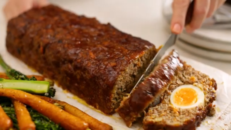 Eggs in a meatloaf