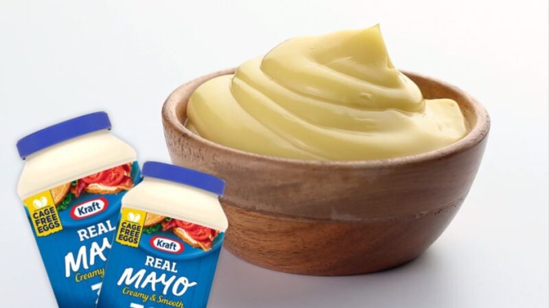 creamy and juicy mayonnaise