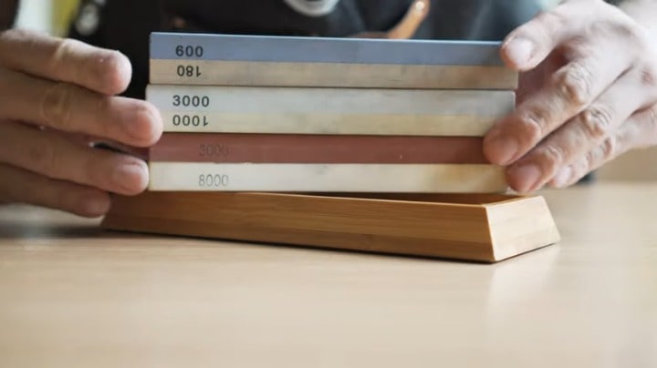 right sharpening stone