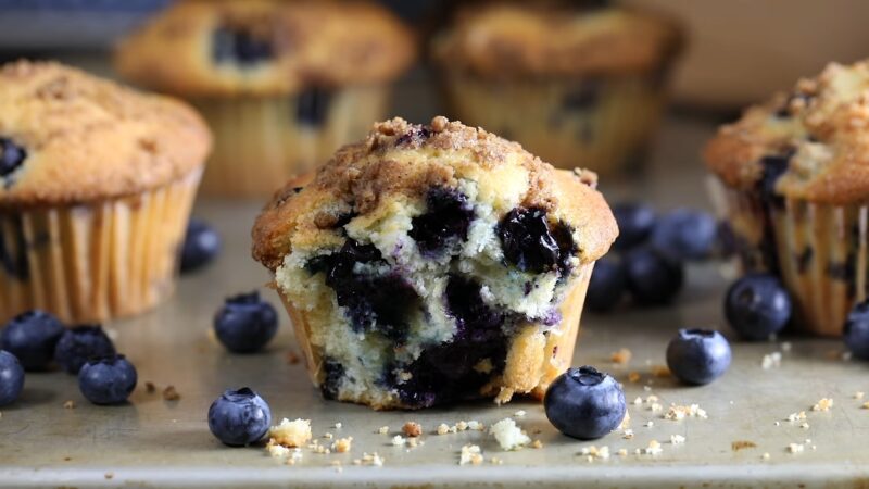 Easy Blueberry Muffins