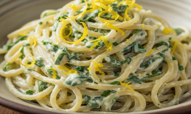 Zesty Lemon-Herb Ricotta Pasta
